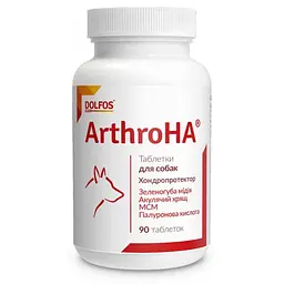 Вітамінно-мінеральна добавка для собак Dolfos Arthro HA для підтримки суглобів, 1 таблетка