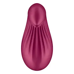 Вібратор Satisfyer Dipping Delight Berry, 2 мотори, гнучкий кінчик - мініатюра 5