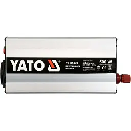 Перетворювач напруги Yato 12 В DC в 230 В 500 Вт AC (YT-81490) - мініатюра 2