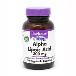 Натуральна добавка Bluebonnet Nutrition Alpha Lipoic Acid 300 mg, 30 капсул