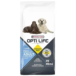 Сухий суперпреміум корм Opti Life Sterilised Light Medium & Maxi Опті Лайф для стерилізованих собак середніх і великих порід, Курка 12.5 кг (311363)