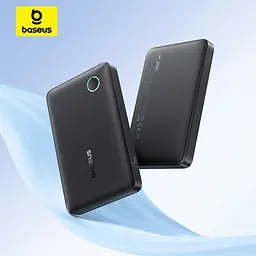 Зовнішній акумулятор Baseus EnerFill FP11 Power Bank 10000mAh 15W Cosmic Black (Includes Simple Type-C to Type-C Cable 20V/3A 30cm Black) (P1008210C123-00) - мініатюра 9