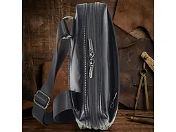 Чоловіча сумка Italico 6001G-20 nero чорна 20×23×5 см TONY PEROTTI sum0029109 - мініатюра 5