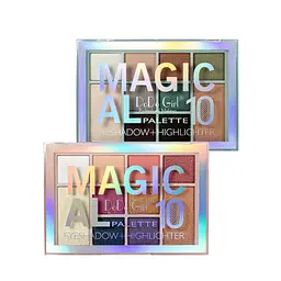 Набір палітр тіней для повік із хайлайтерами DoDo Magical Palette D3228 (2 шт.)