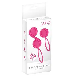Вагінальні кульки Yoba Kegel Balls Pink, 3 см (рожевий) - мініатюра 5