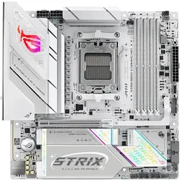 Материнська плата Asus Rog Strix B850-G Gaming WIFI sAM5 B850 4xDDR5 M.2 HDMI DP WiFi BT mATX білий