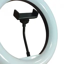 Кільцева Led-лампа 26 см LJJ-26 з тримачем для телефона 3 режими + RGB - мініатюра 3