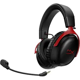 Навушники з мікрофоном HyperX Cloud III Wireless Black/Red (77Z46AA) - мініатюра 2