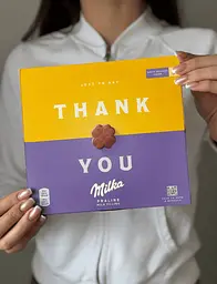Шоколадні цукерки Milka Thank you Praline Milk Filling 110г - мініатюра 8