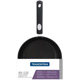 Сковорода Tramontina Solar Silicone нержавіюча сталь 24 см без кришки (62135/247) - мініатюра 3