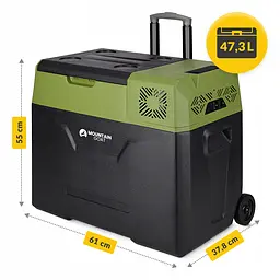 Холодильник туристичний компресорний Mountain Goat XTREME 47.3 л електричний, переносний Black/Olive (P-5905973404891) - мініатюра 7