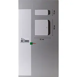 Відро для сміття МВМ My Home BP-14 біле з чорним 10 л (BP-14 WHITE/BLACK) - мініатюра 5