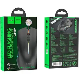 Миша HOCO Enjoy gaming luminous wired mouse GM19 - мініатюра 9