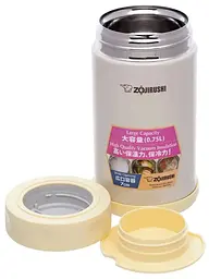 Термоконтейнер харчовий Zojirushi SW-FCE75 0.75 л Бежевий (1013-1678.03.55) - мініатюра 4