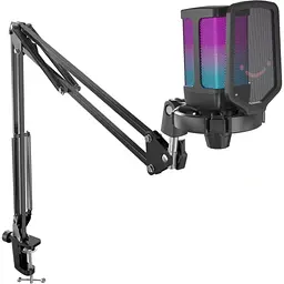 Мікрофон Q6T, Black, USB, підключення дротове Fifine teh0028139 - мініатюра 8