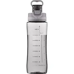 Пляшка для води Ardesto Purity 800 мл сіра (AR2280PG) - мініатюра 3