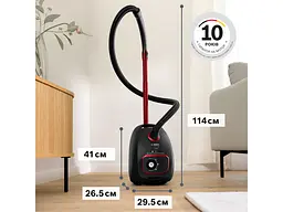 Пилосос з мішком Bosch Serie 4 BGL41POW2H - мініатюра 11