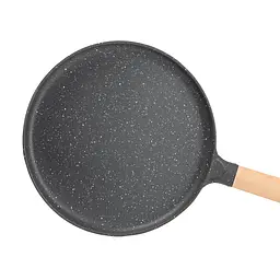 Сковорода для млинців з бортиками різної висоти 23,5 см, сірий Breakfast HP39579C - мініатюра 2