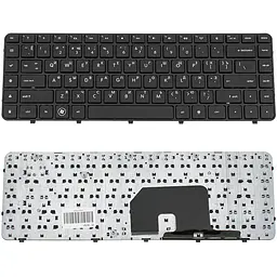 Клавіатура для ноутбука HP (Pavilion: dv6-3000, dv6-4000 series) rus, black, з фреймом - мініатюра 2