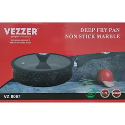 Пательня Vezzer глибока з кришкою 26 см (VZ8067) - мініатюра 4