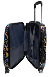 Валіза Worldline Airtex 809/black_hibou різнокольоровий розмір маленький S - мініатюра 2