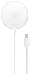 БЗП XO CX022 Magnetic Wireless 15W 1.2m Білий