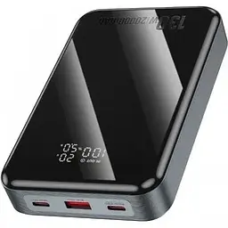 Зовнішній акумулятор Hoco Q30A 20000mAh 130W чорна 6942007634069 - мініатюра 5