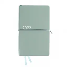 Щоденник діловий Leo Planner 2027 Glory м'який 12х20 cм 352 сторінки фісташковий (252717)