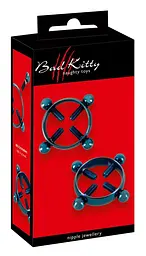 Затискачі на соски Bad Kitty Nipple Jewellery Bl - мініатюра 5