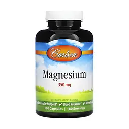 Магній Magnesium 350mg - 180 caps