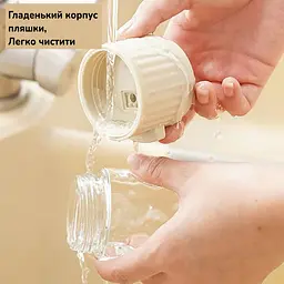 Сільничка шейкер для солі з точним контролем кількості до 0.5 г, Kitchen Master Жовтий 86627 - мініатюра 4