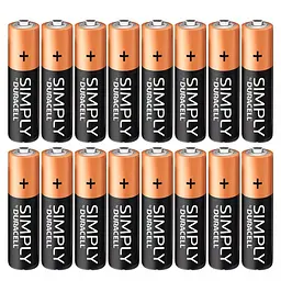 Батарейка Duracell Simply LR3/AAA (16шт) - мініатюра 2
