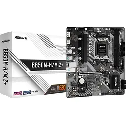 Материнська плата ASRock B650M-H/M.2+ Socket AM5