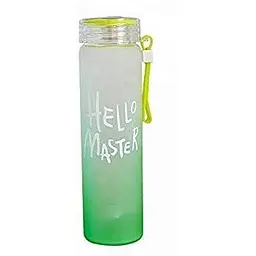 Пляшка для води Elite Hello Master transp green 500 мл