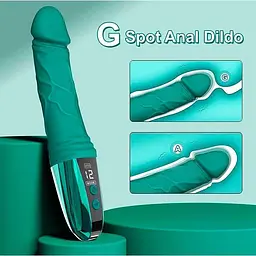 Вібратор реалістичний Satisfyer Lover з 12 режимами 23 см Зелений - мініатюра 3
