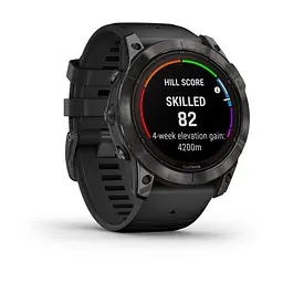 Смарт-годинник Garmin Fenix 7X Pro Sapphire Solar Edition Carbon Gray DLC Titanium with Black Band [010-02778-10] [86520] - мініатюра 2