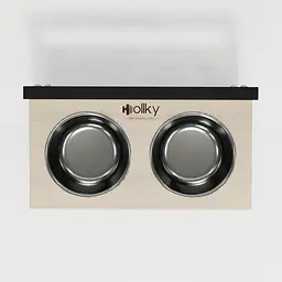 Hollky Flex S — миски на регульованій підставці для маленьких собак (2 × 0.450 л) - мініатюра 2