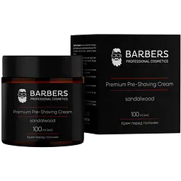 Крем перед голінням Barbers Pre-Shaving Cream Sandalwood 100 мл - мініатюра 3