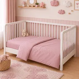 Дитяча постільна білизна MIRSON BABY фланель Pink 110х160см (2200012800461) - мініатюра 8
