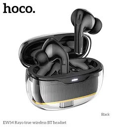 Бездротові TWS навушники Hoco EW54 вакуумні black - мініатюра 2