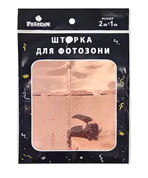 Шторка для фотозони PELICAN "Квадрат" 1х2м рожеве золото "Квадрат" #213