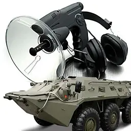 Монокуляр військовий 8х25, із вбудованим параболічним мікрофоном SU-100. Пристрій виявлення противника (100059) - мініатюра 2