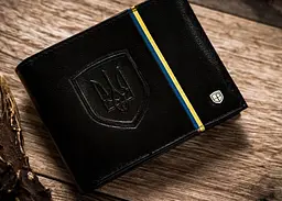 Чоловічий шкіряний портмоне в подарунковій упаковці Peterson 12х9,5х2,5 см acs0029551 - мініатюра 3