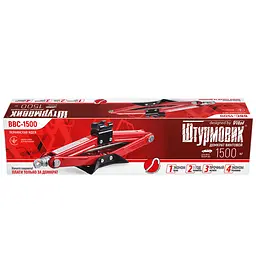 Домкрат гвинтовий Vitol ромб 1.5 т (BBC-1500) - мініатюра 5