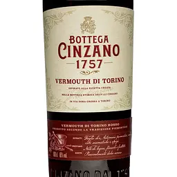 Вермут Bottega Cinzano Rosso, червоний, солодкий 1 л, 16% - мініатюра 3