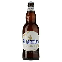Уцінка. Пиво Hoegaarden Біле, світле, нефільтроване, 4,9%, 1,5 л (2 шт. по 0,75 л) + келих 0,33 л (755152)  - мініатюра 2