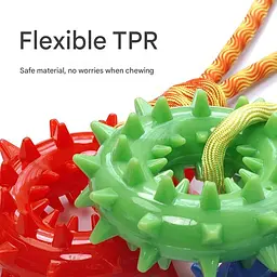 Іграшка для жування Derby TPR Ring + Rope Dog Toy