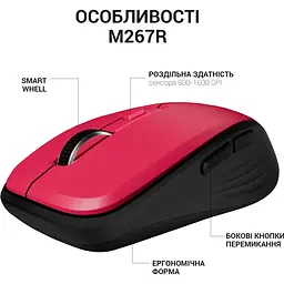 Миша OfficePro M267R Red [144305] - мініатюра 9