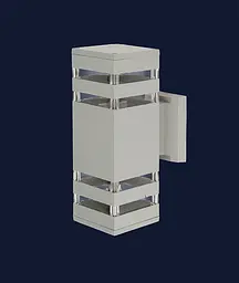 Бра настінне Levistella 767L5169-WL-2 GY, 2 Е27, метал, скло, сірий, для вулиці - мініатюра 2