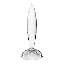Анальна пробка Satisfyer Sparkling Crystal, 19 см, прозорий - мініатюра 4